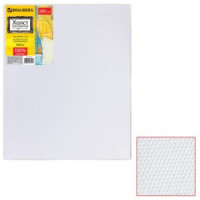 Холст грунт. на подрамнике BRAUBERG ЭКОНОМ, 40х50 см, 100% хлопок, мелкое зерно, 191024