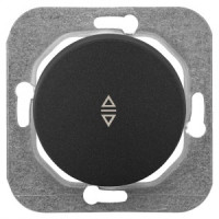 Bylectrica РЕТРО ПРОВАНС мех. выкл. 1 кл. перекрестный, СУ (С6/2 10-3362 черный графит)