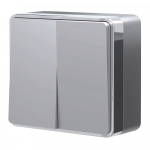 Werkel выкл. ОУ 2 кл. Gallant (серебро) a052769 W5020006