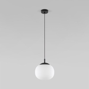TK Lighting св-к подвес. 1x15W 200х200х1550 металл черн/белый Vibe 5824