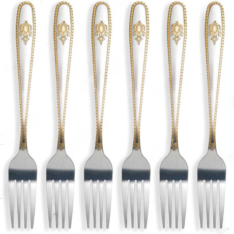 Вилка столовая NA1777-2 Вензель 6 шт. (100)