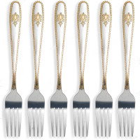 Вилка столовая NA1777-2 Вензель 6 шт. (100)