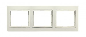 Smartbuy Венера Рамка 3-мест. горизонтальная бежевая  (SBE-01i-00-FR-3)