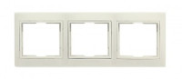 Smartbuy Венера Рамка 3-мест. горизонтальная бежевая  (SBE-01i-00-FR-3)