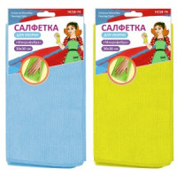 Салфетка &quot;Микрофибра&quot;, 30х30см (кратность 5шт!!!), микрофибра НС58-74 Мультидом