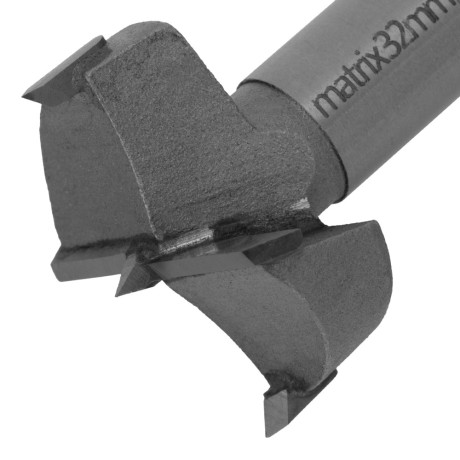 Сверло Форстнера по дереву, 32 мм, твердосплавные пластины, цилиндрический хвостовик Matrix