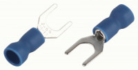 ЭРА Наконечник вилочный изолир. НВИ 1-2,5 мм2 d5мм синий (уп.10 шт, цена за уп. ) 63325