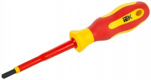 IEK ARMA2L 5 Отвертка диэлектрическая крест. PH/SL2х100 Т2, до 1000В A2L5-SC30-T2-HS-20-100
