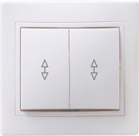 IEK KVARTA выкл. (проходной) СУ 2 кл. 10А бел. ВСп10-2-0-КБ EVK22-K01-10-DM