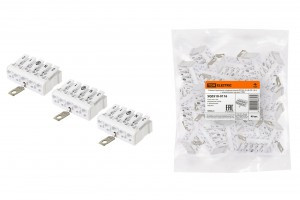 TDM клемма пружинная соед. КСПз5-3L+N+PE, 16А с заземл. винт(40 шт, цена за 1 шт.)(40!) SQ0510-0116