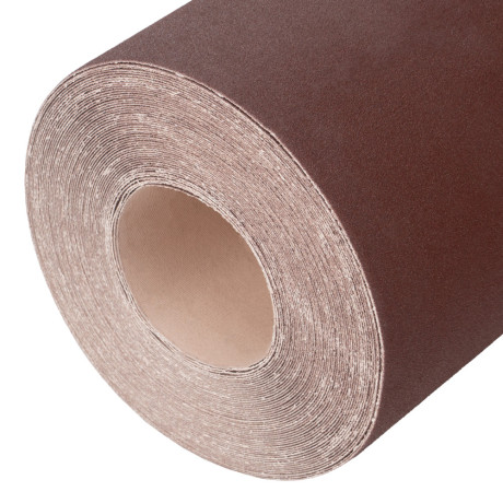 Шкурка на тканевой основе, KK18X W, зернистость 16Н(Р 80) бобина 200 мм х 20 м, водостойкая, "БАЗ"