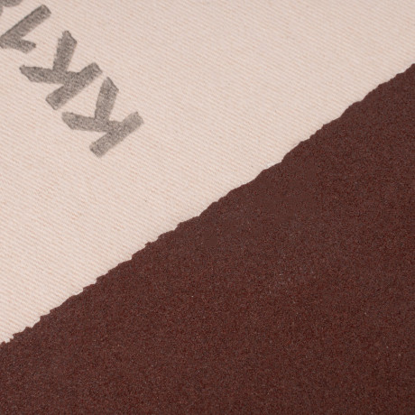 Шкурка на тканевой основе, KK18X W, зернистость 16Н(Р 80) бобина 200 мм х 20 м, водостойкая, "БАЗ"