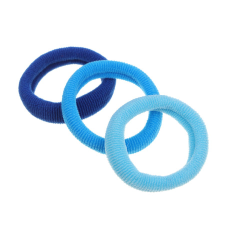 Резинки для волос ЮНИLOOK 30шт, d3,5см, полиэстер, 4-5 миксов цветов, ACS-88