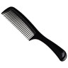 Расческа-гребень тм ЮНИLOOK, пластик, 22х5см, черный