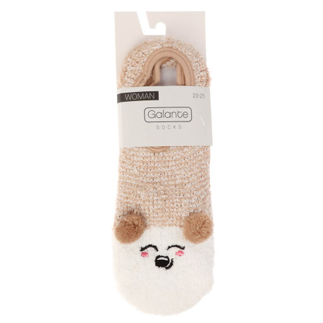GALANTE Носки-антизаносы с декором, р.23-25, 100% полиэстер, разноцветные