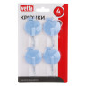 VETTA Крючки самоклеящиеся на блистере, 4шт, WF-005