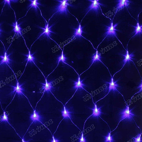 Гирлянда сетка LED LW-2-7 200 лампочек, прозрачный провод 2*2 м синий