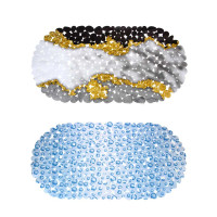 VETTA Коврик в ванну противоскользящий, ПВХ, 66,5*34 см, &quot;Лайт&quot;, овал, 2 дизайна