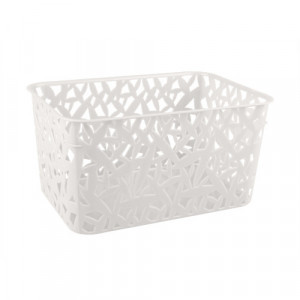 Корзинка универсальная 280х190х145 мм 3XL, 6,3л белый (12шт!) 431297316 Бытпласт