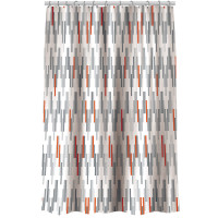 VETTA Шторка для ванной, с утяжелителем, полиэстер, 90 г/м2, 180x180см, &quot;Геометрия &quot;, 4 дизайна