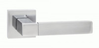 Ручка дверная компл.квадрат.основ. PUERTO Песто хром матовый/хром блестящий INAL 521-03 SC/CP