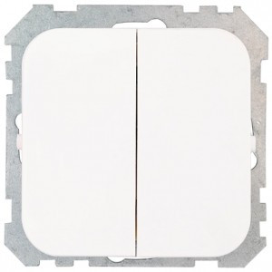 Bylectrica Гармония мех. выкл. СУ 2 кл., белый (корп. ABS) С56-476