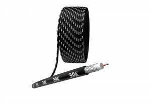 ЭРА SIMPLE кабель коакс. RG-6U, 75 Ом, CCS d=1,02 (оплетка Al 64%) черный, УФ, 100м (цена за м)