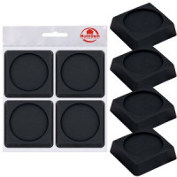 Подставки антивибрационные д/стир машин и холод 4шт/уп 6*6см (кратность 3!!!) 76-145 Мультидом