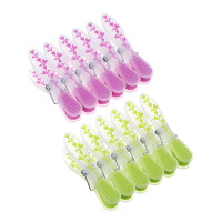 VETTA Набор прищепок 12шт &quot;Цветы&quot;, пластик, 2 цвета