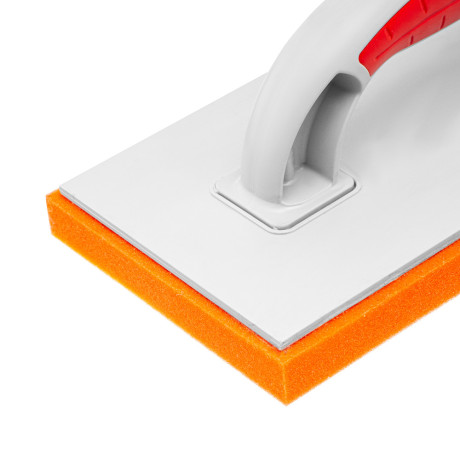 Терка пластмассовая, гидрогубчатое покрытие 20 мм, 270 x 130 мм, двухкомпонентная ручка Matrix