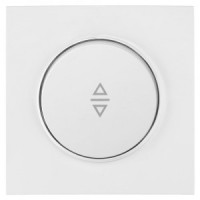 Bylectrica РЕТРО ПРОВАНС квадрат выкл. СУ проходной  1 кл.  белый, (С610-2361)