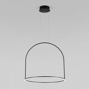 Eurosvet св-к св/д подвес 35W 2940lm 2K-4K-6K 600х600х1500 черн пульт ДУ 90323/1 Умный дом a064961