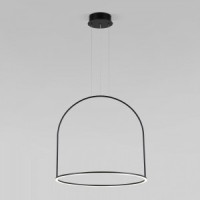 Eurosvet св-к св/д подвес 35W 2940lm 2K-4K-6K 600х600х1500 черн пульт ДУ 90323/1 Умный дом a064961