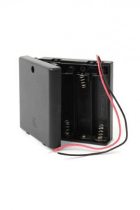 Батареечный отсек Robiton Bh4xR6/switch с выключателем, (P/N:525-653) 13127