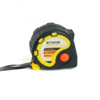 Stekker Рулетка, длина 3м, ширина 16 мм, магнит, прорезиненное покрытие, фиксатор MTS-3 39782
