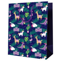 Пакет подарочный 26*32*12см MESHU &quot;Новогодние игрушки&quot;, ламинированный 354787