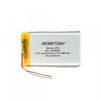Ак-р Robiton LP724373 3.7V 2500mAh Li-Pol с защитной платой 7,2х43х73мм, 17451
