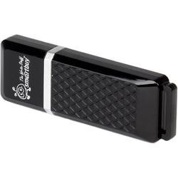 Флеш-диск (флэшка) USB  8Gb Smartbuy Quartz series Black (SB8GBQZ-K)