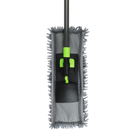 Швабра со смен. насадкой тм VETTA Классик, ручка телескоп. 120 см, окраш.металл, микроф. шенилл