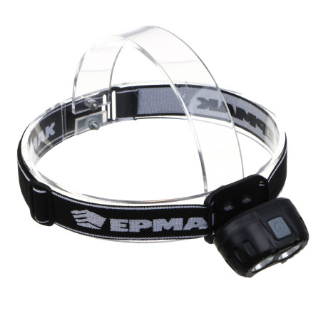 Фонарь налобный тм РОКОТ, LED, 3 режима, 1200 мАч, зарядка Type-C, сенсорный, пластик, 59х31х40 мм