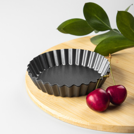 VETTA Набор форм для выпечки 4 шт "Тарталетка" 10,5х2см, угл.сталь, антипригарное покрытие