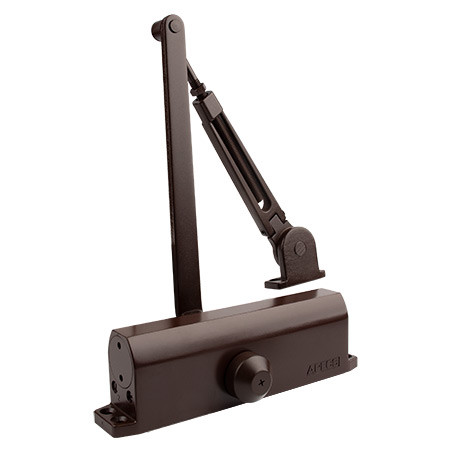 Доводчик дверной Apecs DC-20.6/1400/160/F-A3-SL серебро, с регулируемой фиксацией (t= -40°C)  \8