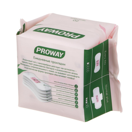 PROWAY Прокладки ежедневные, 20шт