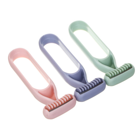 Бритва японская для сухой депиляции тм ЮНИLOOK, пластик, сталь