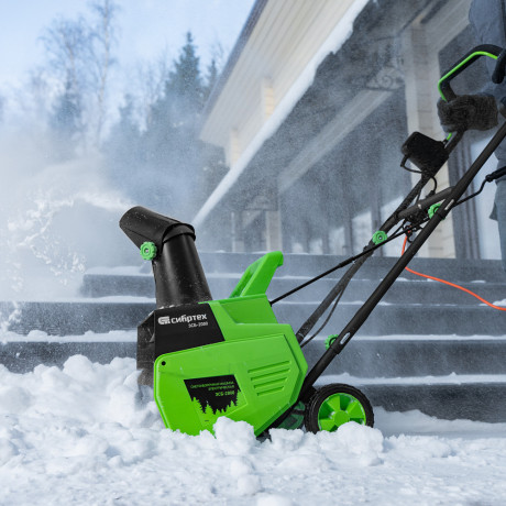 Снегоуборочная машина электрическая ЭСБ-2000, 2 кВт Сибртех