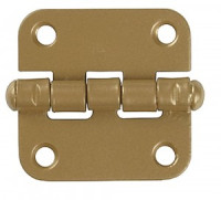 Петля накладная стальная &quot;ПН-40&quot;, цвет золотой металлик, универсальная, 40мм