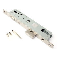 Замок врез 7000-30-R-NI Apecs с ролик. защелкой (бэксет 30мм, Б/цил.)  \30