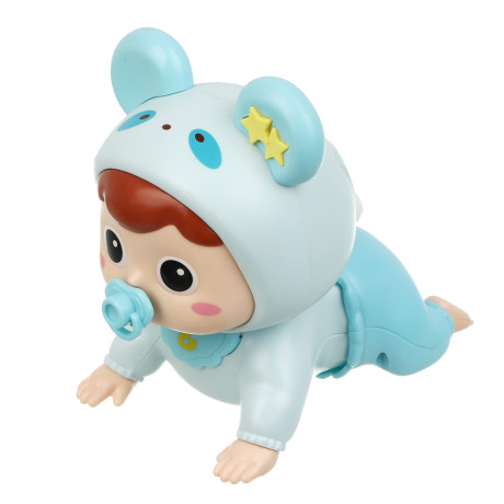 ИГРОЛЕНД Игрушка интерактивная ползунок "Малыш", звук, ABS, 2хААА, 13х9х12,5 см