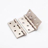 Петля под врезку РЕНЦ 100*75*2,5, 4 подшип. б/колп. ник.мат. IN100-4BB FH SN(2шт)