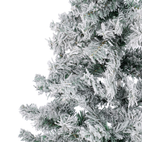 Ель 210 см, 600 веток, снежная, флокирование, ПВХ, 26-20